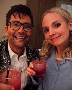Georgia Tennant Instagram - 17 years of being your plus one and my favorite part is always the bit after everyone else has gone, I can take off my spanx and we sit and sip Gimlets. That my friend, Bafta or no Bafta, is the true win. Adore the ground you walk on DT (especially in a kilt) x #baftablog