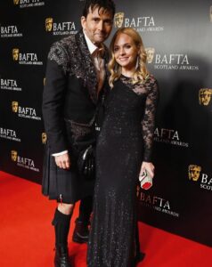 Georgia Tennant Instagram - 17 years of being your plus one and my favorite part is always the bit after everyone else has gone, I can take off my spanx and we sit and sip Gimlets. That my friend, Bafta or no Bafta, is the true win. Adore the ground you walk on DT (especially in a kilt) x #baftablog