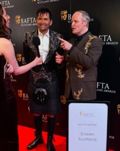 Georgia Tennant Instagram - 17 years of being your plus one and my favorite part is always the bit after everyone else has gone, I can take off my spanx and we sit and sip Gimlets. That my friend, Bafta or no Bafta, is the true win. Adore the ground you walk on DT (especially in a kilt) x #baftablog