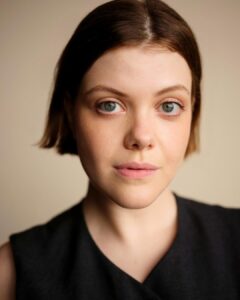 Georgie Henley Instagram - very delayed enormous gratitude to @livingstonehazzer for these new headshots🪟