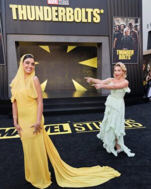 Geraldine Viswanathan Instagram - THUNDERBOLTS IS IN THEATRES NOW!!!!! ⚡️beside myself w gratitude to be a part of this incredible movie!!!! so many specialty genius’ came together to make something really undeniable.  special shout out to the visionary @jakeschreier who relished the small moments in something so big, to my dream partner in crime @officialjld and powerhouse @florencepugh who leads us all. i’ll follow all of you wherever you go. GO SEE THUNDERBOLTS RIGHT NOW AND BE SAVED BY THE POWER OF CINEMA!!!! SIT THRU THE CREDITS!!! ROCK N ROLL!!!! 🤘🏽⚡️