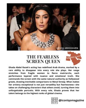 Ghada Abdel Razek Instagram - ✨ Legends Who Conquered the World ✨
From Cairo to Hollywood, from Europe to Asia and Morocco — icons like Ghada Abdel Razek, Meryl Streep, Juliette Binoche, Zhang Ziyi, and Mona Fettou prove that true talent speaks one language: the language of acting. 🌍🎬