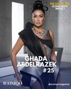 Ghada Abdel Razek Instagram - Ghada Abdelrazek joins the 2025 Social 100 Icons with Impact at #25, a position earned through her powerful mark on social media and her long-lasting influence on Arab entertainment. Her standout acting, hit series, and memorable film roles keep her at the center of cultural conversation, while her high-profile guest appearances at major international fashion shows and striking photoshoots continue to reinforce her status as an unmistakable icon.

The full 2025 list drops soon… stay tuned.

#Iconiqomagazine