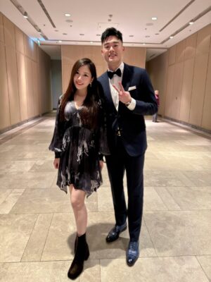 Gladys Tsai Instagram - 師父新婚快樂💗
祝齊麟和詩媛永遠幸福✨
怎麼有人拿了兩次奧運金牌唱歌還這麼好聽！！
怎麼會有人懷孕穿婚紗還這麼美～～
期待跟小王子一起打羽球了🏸
還要去新家玩喔
@chilinwang @10yuan.0424