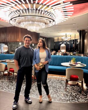 Gurdeep Kohli Instagram - About Last Night. Thank you @gomamumbai for hosting us to a delectable Pan Asian cuisine.With your Gorgeous ambience and prompt service you left us discerning food lovers lip smacking.🌈❤️ coming  back for more. @meherpunjj #mahirpunjj