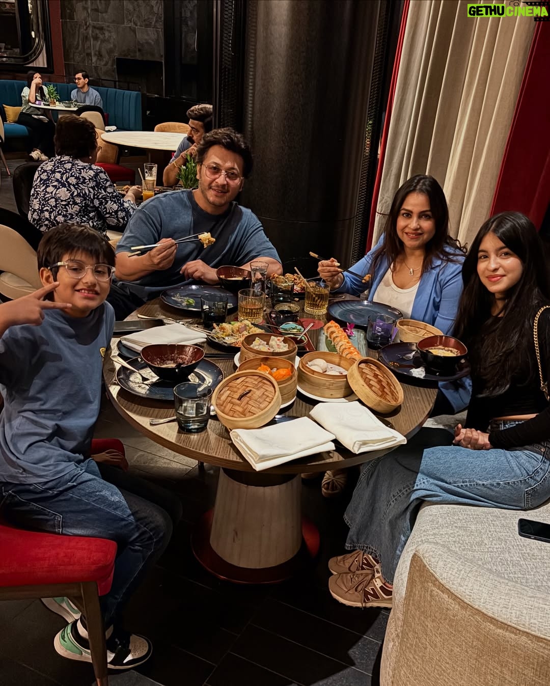 Gurdeep Kohli - 21.4K Likes - About Last Night. Thank you @gomamumbai for hosting us to a delectable Pan Asian cuisine.With your Gorgeous ambience and prompt service you left us discerning food lovers lip smacking.🌈❤️ coming  back for more. @meherpunjj #mahirpunjj