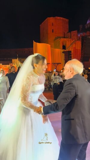 Haidy Moussa Instagram - #HappeningNow ✨Dad & Daughter 🥺❤️ The most awaited day for the superstar Haidy Mousa’s wedding is finally here! 💍✨ @haidymoussaofficial
Head to our INSTA #STORIES #Now and see the full Wedding Coverage! 🥰
———————————————————
• Wedding content creator @egyptianweddingsofficial
• Wedding planner: @noorallah_events 
• Dress: @fatmanasrcouture 
• Makeup: @nooraudii 
• Hairstylist: @hemajoe_hairstylist 
• Bouquet: @bouquet_bride_by_nour_ali 
• Preparations dress: @slang_bridal 
• RoomDeco: @bride_room11 
• Photography: @kemo_studios 
• Videography : @alsaid.films 
• Shoes: @saarayousef__ 
• Cake: @thecake.corner 
• Giveaways: @mubarakat.events 
• Dj: @dj.sugar.eg 
• Hotel: @grandniletower 
• Groom: Muhammed
• Bride: Haidy
——————————————————-
#EgyptianWeddingsOfficial
——————————————————-
#egyptianweddings #weddings #cake #makeup #love #bride #groom  #makeupartist #brideoftheday #fashion #weddingdress #weddinggown #groomoftheday #hair #headpiece #hotel #flowers #followme #dress #likeforlike  #cairo #egypt  #like4like #egyptiandesigners #egyptianbride @egyptianweddingsofficial