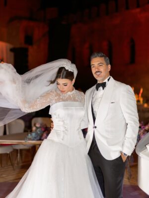Haidy Moussa Instagram - ♥️
شكراا لكل حد شاركنا فرحتنا و تعب معانا في يومنا عشان يطلع احلى يوم بحضور كل الحبايب و الاهل و المباركات الي غرقتنا حب ♥️
___
Hotel @grandniletower 
Wedding planner @noorallah_events the best ♥️
Dress by @fatmanasrcouture ♥️
Hairdresser @hemajoe_hairstylist 
Makeup artist @nooraudii♥️ 
Media coverage @egyptianweddingsofficial 
Videography @alsaid.films 
Photographers 
@kemo_studios 
@nader.visualz 
Bouquet @bouquet_bride_by_nour_ali 
Preparation Dress  @slang_bridal
RoomDeco @bride_room11 
Shoes @saarayousef__ 
DJ @dj.sugar.eg 
Cake @thecake.corner 
Giveaways @mubarakat.events
