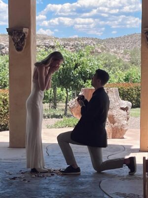 Hana Hayes Instagram - The beginning of forever & always 
The easiest ‘yes’ of my life