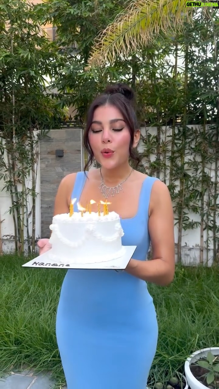 Hanane El Khader - 32.6K Likes - Happy birthday to me 🩵🎂 #hananeelkhader