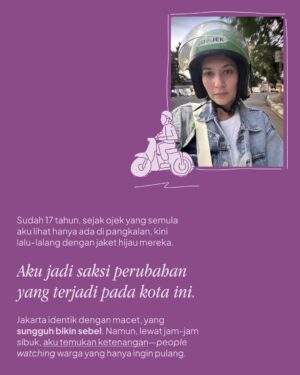 Hannah Al Rashid Instagram - Tiap jengkal Jakarta memang penuh kendaraan, tapi kota mesti selalu sediakan warganya ruang aman pada mereka yang bepergian. Buat @hannahalrashid, cipta ruang aman di kota, enggak bisa sendirian.

Kami percaya, tiap kota punya caranya sendiri untuk bercerita. Kalau punya kisah tentang kotamu, kami mengundangmu membagikannya melalui ruang kecil yang kami sediakan pada bit.ly/ceritadarikota.

#UrunDayaKota
#TheCityGuideline
#CeritaDariKota
#Jakarta