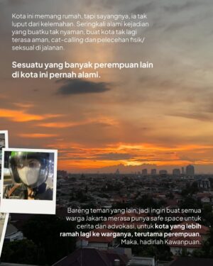 Hannah Al Rashid Instagram - Tiap jengkal Jakarta memang penuh kendaraan, tapi kota mesti selalu sediakan warganya ruang aman pada mereka yang bepergian. Buat @hannahalrashid, cipta ruang aman di kota, enggak bisa sendirian.

Kami percaya, tiap kota punya caranya sendiri untuk bercerita. Kalau punya kisah tentang kotamu, kami mengundangmu membagikannya melalui ruang kecil yang kami sediakan pada bit.ly/ceritadarikota.

#UrunDayaKota
#TheCityGuideline
#CeritaDariKota
#Jakarta