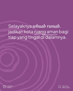 Hannah Al Rashid Instagram - Tiap jengkal Jakarta memang penuh kendaraan, tapi kota mesti selalu sediakan warganya ruang aman pada mereka yang bepergian. Buat @hannahalrashid, cipta ruang aman di kota, enggak bisa sendirian.

Kami percaya, tiap kota punya caranya sendiri untuk bercerita. Kalau punya kisah tentang kotamu, kami mengundangmu membagikannya melalui ruang kecil yang kami sediakan pada bit.ly/ceritadarikota.

#UrunDayaKota
#TheCityGuideline
#CeritaDariKota
#Jakarta