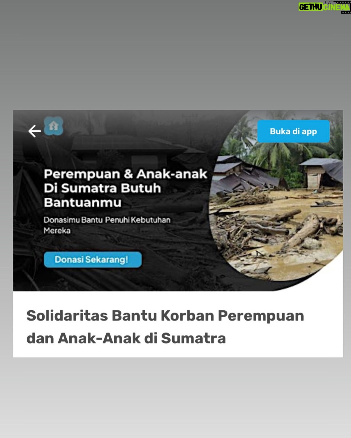 Hannah Al Rashid - 8.5K Likes - Kami berdua punya banyak memori penting di pulau Sumatra, it’s been a heartbreaking few weeks witnessing our brothers and sisters there who are suffering so much.

Melihat situasi disana dari lensa advokasi masing-masing (Nadine yang sering gerak di isu lingkungan dan Hannah di isu perempuan) kami ikut sedih karena diingetkan kembali soal intersectionality ini yang sering memposisikan perempuan dan anak sebagai kelompok yang paling rentan dalam bencana apapun.

Tentu banyak orang baik yang sudah membuka donation page dengan kontribusi yang luar biasa berkat orang-orang Indonesia yang memang begitu generous dari dulu dalam keadaan seperti sekarang.

Tapi setelah bicara sama teman-teman dari @kawanpuan.id @kitabisacom ternyata masih banyak sekali perempuan dan anak Sumatra yang masih membutuhkan bantuan kita. Dengan segala frustrasi kita semua terhadap siapa yang mesti accountable dalam bencana ini, satu hal yang kami yakini adalah warga tidak pernah lupa sesama warga, and that will never change.

Mohon bantuan donasinya teman-teman, sekecil apapun pasti akan membantu. Praying for our brothers and sisters in Sumatra, for their well being, for their health, for their livelihoods and homes, and for their sense of justice too 🙏🏼

Terima kasih teman-teman,

H & N

Link in bio.
