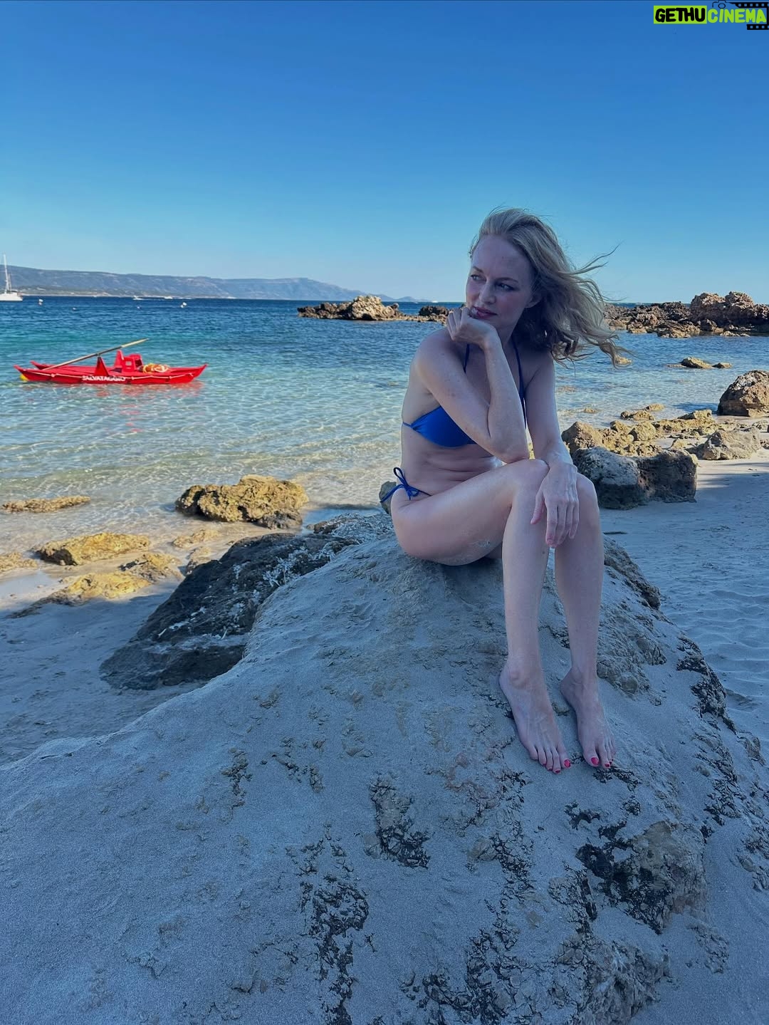 Heather Graham - 98.3K Likes - Got to explore beautiful Sardinia with my friend @debrajfisher. ❤️💃🏼💃🏻💫
@janeseymour came along for part of our adventure. I admire her long career and her #joiedevivre.
How the hell does she look so good? I’m asking for her secrets.✨

The sea is so beautiful and the food is so good. I discovered #culurgiones…
❤️💃🏼💃🏻💃🏻🇮🇹🌊🌞✨
#sardinia #sardegna #cagliari #alghero #pula #villasimius