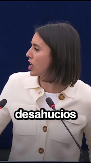 Irene Montero Instagram - Hace un mes un hombre de 80 se pegó un tiro cuando el banco le iba a desahuciar. La especulación con la vivienda mata.