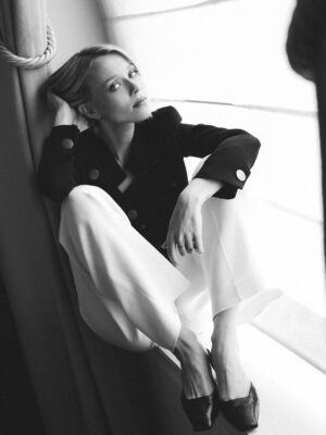 Ivanna Sakhno Instagram - afternoon at the ritz with @thealexandraarnold for Marie Claire x