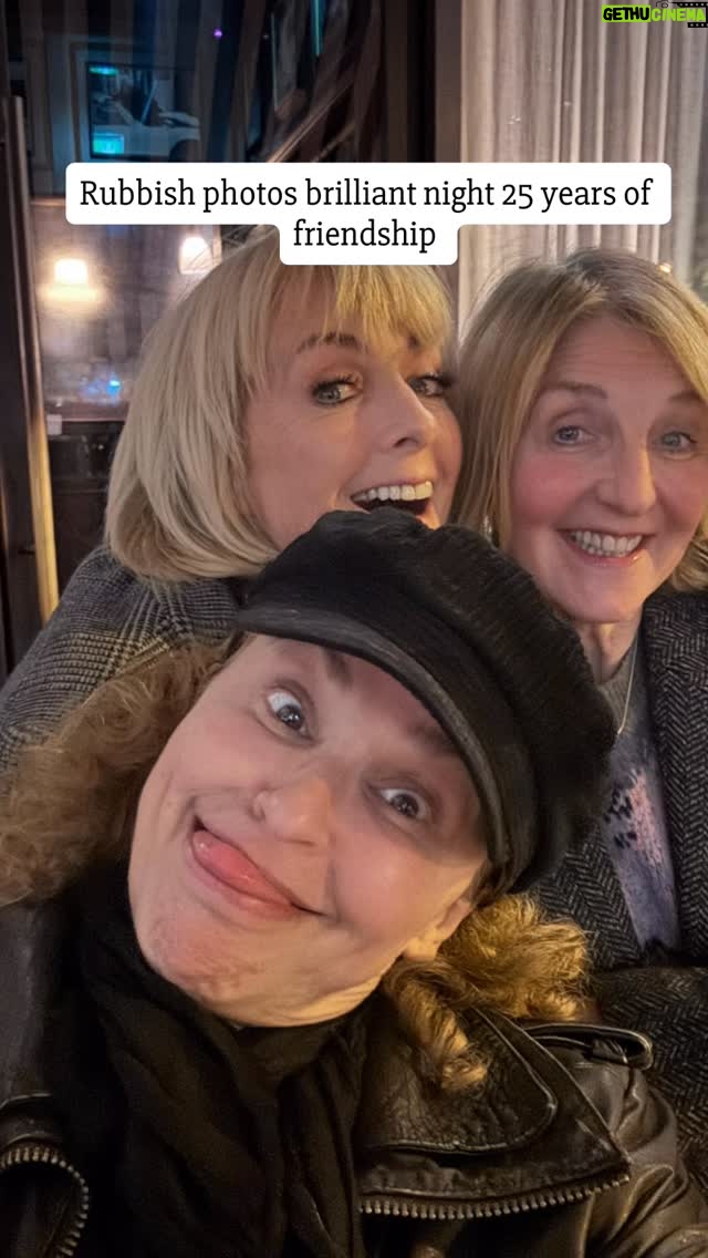 Jane Moore - 8K Likes - Love our ‘Loose’ nights cos there’s nothing quite like a night out with the girls you know so well you can say ANYTHING to ! 

Are girls nights out your favourite thing ???comment below ! 

We had the perfect wine food and ambience (the cosmopolitan 🍸was the 😍) @janepmoore always chooses the best places ! And you paid the bill naughty ! Thank you beatch ! 

Wooo hooo 
@mewossy ( Johnathan Ross 😂) is our guest !😍
@kayeadamsofficial me @janepmoore and our @frankiebridge tomorrow on @loosewomen can’t wait !