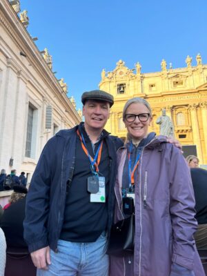 Janice Dean Instagram - Hi everyone. 

I wanted to share an incredible journey my husband Sean and I embarked on with our good friends @jonathan_morris2019 and his beautiful wife Kaitlyn.  This trip has been many months in the making, and the experience was everything we dreamed of. 

Every 25 years, the Catholic Church celebrates a Jubilee Year.  Tens of millions make their journey to renew the hope that has been given to us through our faith.

Jonathan and his team put together visits for a group of us to several Basilicas including St. Peter’s with walks through 4 Holy Doors that are only open during the Jubilee.  There were tours of the Colosseum, Catacombs & Ghetto di Roma Palatine Hill, St. Augustin, the Pantheon and Trevi Fountain.  We  also attended a Papal blessing with Pope Leo after a Jubilee procession, a visit to the Vatican Museums with a tour of the Sistine Chapel. 

I took so many pictures!  This is just a small sampling I wanted to share…oh, and by the way, the weather was fantastic! ☀️ 

At at the end of our pilgrimage Jonathan mentioned he would be doing another faith trip to the Holy land in May 2026 which he told me I could pass along if any of you might be interested.  I know I certainly am. 

You can email spiritualjourneytorome@gmail.com for more details. 

Much love,

JD