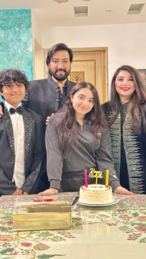 Javeria Saud Instagram - Happy Birthday Jannat my love 😍 Allah pak Jannat or Ibrahim ko beshumar khushiya kamiyabiyan sehat o tandrusti or aafiyat k sath lambi Zindagi ata farmaey ameen. #jannat #birthday #family