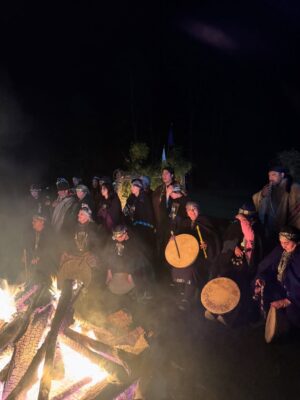 Javiera Díaz de Valdés Instagram - Gracias Volcán, gracias Remigio 🐏, gracias perros y gatos, Melania, bosque 🌳, lluvia, fuego, puelche, Curarrehue, cine, vida, equipo, sol, piedras, río, lagos, frío, calor, día, noche, rulos, aceites, aromas, sopaipillas, actores, maestros, Ngen, tierra, patos, gallinas, bandurrias, vivos, muertos, abuela, cansancio, alegría, nervios, paciencia, por darme permiso para ejercer y aprender más y más de mi profesión. Chaltumay, mañum. ♥️