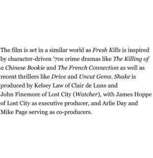 Jennifer Esposito Instagram - I need a long nap first before tackling another indie film- but LFG!! If you haven’t seen Ryan’s amazing film, Too Leslie, you should. I’m thrilled to get to direct his next script. Amazing group so far @kelseyplaw  Thank you for introducing me to the world of SHAKE.
@tina_turnbow photo credit