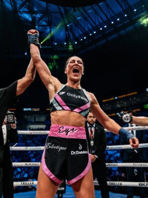 Jessica Eye Instagram - @JessicaEvilEye Wins every round in her BKFC Debut!
#BKFC76 | Live NOW on DAZN
