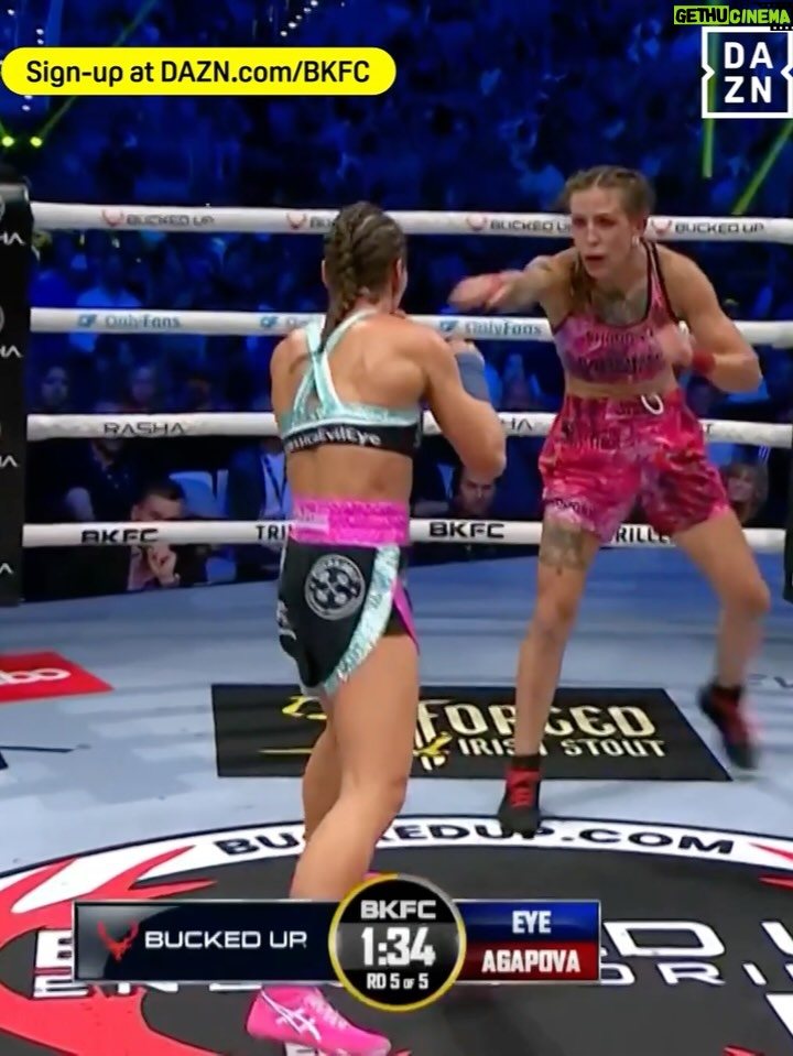 Jessica Eye - 5K Likes - @JessicaEvilEye Wins every round in her BKFC Debut!

#BKFC76 | Live NOW on DAZN