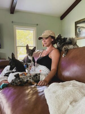 Jessica Sutta Instagram - A little love note to my fur babies:

You are my little galaxies—
star-souls wrapped in fur,
sent to earth to teach me
pure, unconditional light.

In your eyes, I see lifetimes.
In your presence, I feel peace.
Your love is cosmic truth—
simple, loyal, eternal.

Across every universe,
every version of me,
I know I would find you
and love you just the same.

You are the loves of my life,
my brightest stars,
my sweetest companions
in this wild, beautiful cosmos.

1st & 2nd photos by Viktor 
9th photo captured by my dear friend @itsmaryjacqueline Jesse’s ears!! 😍😭❤️🥹
13th photo hat by @xodebrawilliams