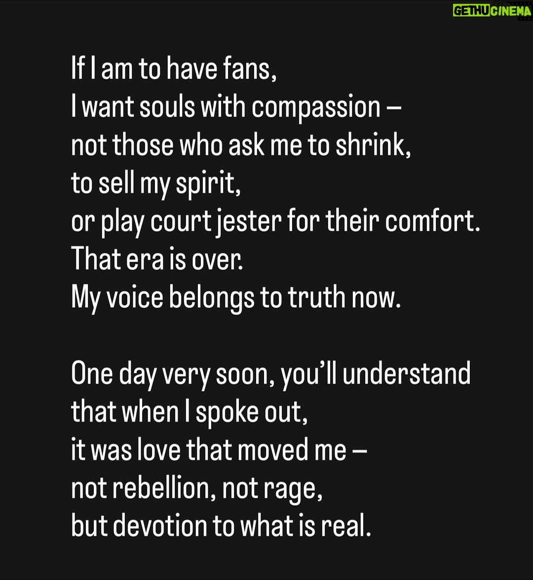 Jessica Sutta - 554 Likes - The amount of vitriol I still receive around V injuries is unimaginable. I understand you’re mad because they lied to you, but I’m simply showing you the truth. Believe me, I was angry too. Don’t get mad at the messenger.

I grieved for years as my reality shattered around me, and I had no choice but to educate myself in search of the truth. I looked into the eyes of scientists that worked alongside Fauci and heard first hand that they knew since 1986 that mRna technology didn’t work on healthy people, as the lipid particles are too toxic. It’s funny — we live in a world where truth is called misinformation and makes so many people angry.

Good news, though — after four years of suffering, I’m finally feeling like myself again thanks to stem cell therapy. Not the Jess who would cower or blindly trust things — but the Jess who is wide awake, who broke the habit of being a people pleaser.

I’m deeply grateful for those who had my back and listened to me. But I will never forgive nor forget the ones who verbally abused me online and turned their backs on me. Everything I said came from love. Unfortunately, most will have to learn the hard way, just as I did.

And to be honest, I can’t look — it’s too much to bear. It’s all love, but I truly don’t care what you think of me. If you spew hatred because I fight for a community that’s suffering, it’s only because you loathe yourself and project it onto me, a stranger.

One day, I pray the truth will no longer divide us — it will awaken us.
Until then, I’ll keep walking with compassion in my heart,
light in my voice, and faith in humanity’s return to love.