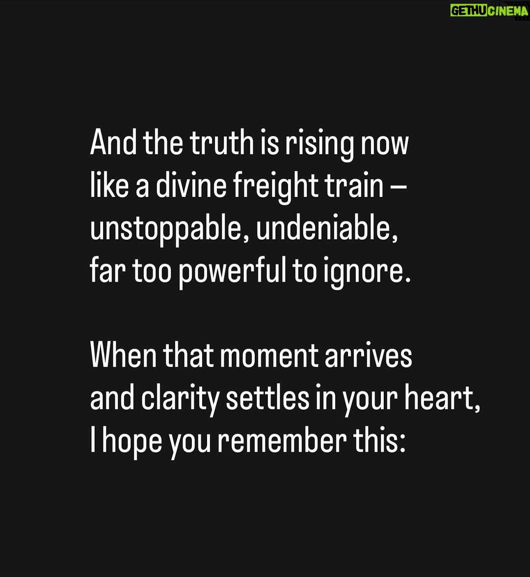 Jessica Sutta - 554 Likes - The amount of vitriol I still receive around V injuries is unimaginable. I understand you’re mad because they lied to you, but I’m simply showing you the truth. Believe me, I was angry too. Don’t get mad at the messenger.

I grieved for years as my reality shattered around me, and I had no choice but to educate myself in search of the truth. I looked into the eyes of scientists that worked alongside Fauci and heard first hand that they knew since 1986 that mRna technology didn’t work on healthy people, as the lipid particles are too toxic. It’s funny — we live in a world where truth is called misinformation and makes so many people angry.

Good news, though — after four years of suffering, I’m finally feeling like myself again thanks to stem cell therapy. Not the Jess who would cower or blindly trust things — but the Jess who is wide awake, who broke the habit of being a people pleaser.

I’m deeply grateful for those who had my back and listened to me. But I will never forgive nor forget the ones who verbally abused me online and turned their backs on me. Everything I said came from love. Unfortunately, most will have to learn the hard way, just as I did.

And to be honest, I can’t look — it’s too much to bear. It’s all love, but I truly don’t care what you think of me. If you spew hatred because I fight for a community that’s suffering, it’s only because you loathe yourself and project it onto me, a stranger.

One day, I pray the truth will no longer divide us — it will awaken us.
Until then, I’ll keep walking with compassion in my heart,
light in my voice, and faith in humanity’s return to love.