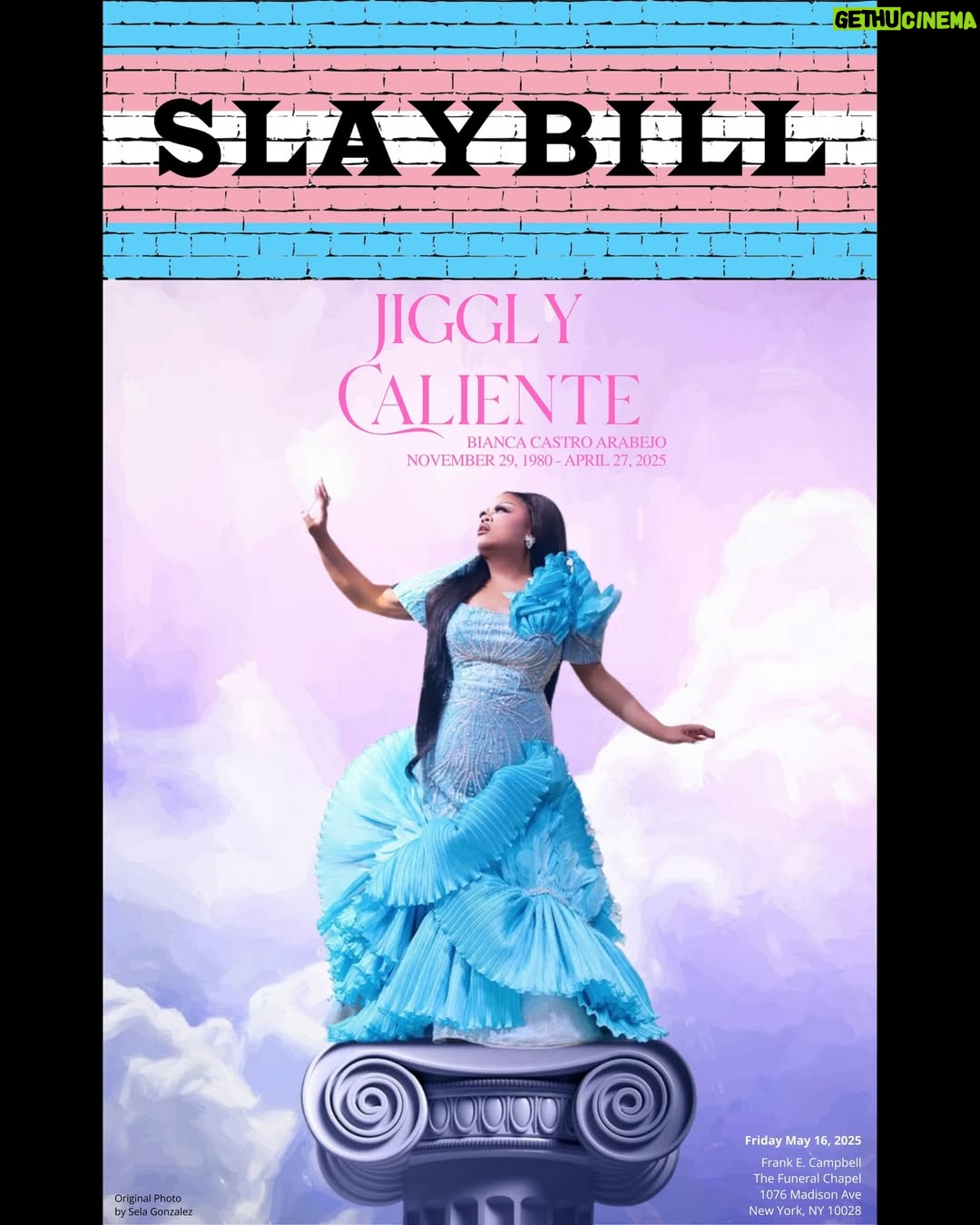 Jiggly Caliente - 21.5K Likes - This was her Slaybill — her tribute program.

For anyone who would still like to watch the memorial service, the livestream link is available in her bio.

We want to take a moment to thank everyone — our family, friends, extended family, drag family, and fans. Your love, support, and presence helped us give her a beautiful farewell and allowed us to share a part of her—and ourselves—with you.

-Eternally grateful.
@geekycool82, @krismaxx, @Mr.JL_Galan, @Junejambalaya, @lipskiss31, @thedivine1384, @angelayalacouture, @manilaluzon @myradoll @ladycarolyn25, davidcharpentier @pegmgmt