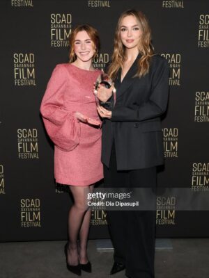 Jocelyn Shelfo Instagram - In honor of the Scad Savannah Film Festival- it was an a dream to present to these icons 🤭❣️