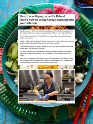 Judy Joo Instagram - Ad. Korean food is so much more than trends. It’s about everyday life, care, and food that’s meant to be shared.

Kimchi isn’t something we eat once in a while…it’s on the table year-round, passed down through generations and made with intention.

I loved being part of this thoughtful piece exploring how Korean food is finding its place in the UK, not by competing with other cuisines, but by being understood on its own terms.

Grateful to be part of this exploration of Korean food and culture in the UK, in partnership with @ocadouk.

Thank you to @bbcnews and @jijiyoung.tv for telling this story so beautifully.

Read the full article via link in bio.

@koreafoods @seoulplaza