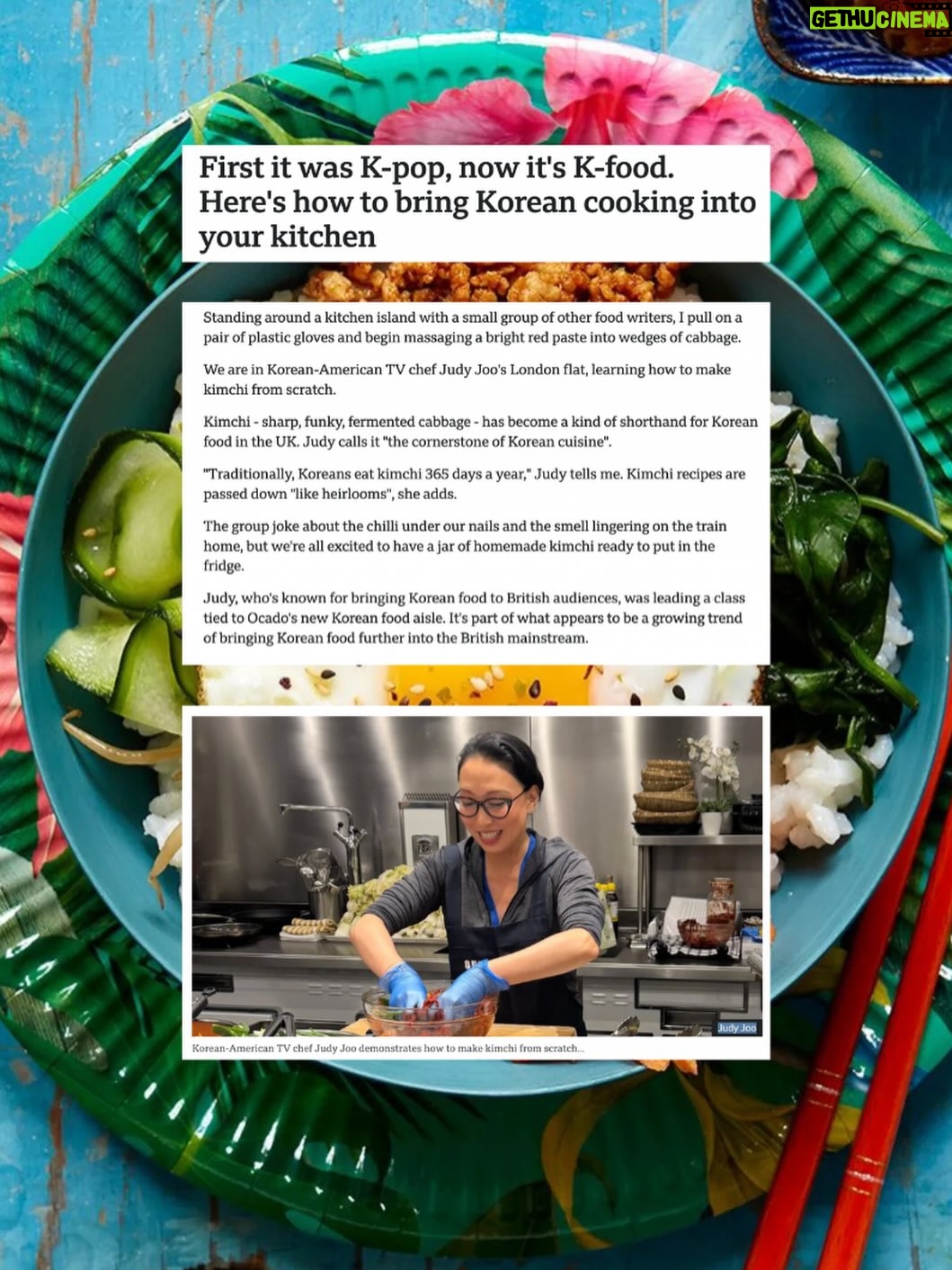 Judy Joo - 3.2K Likes - Ad. Korean food is so much more than trends. It’s about everyday life, care, and food that’s meant to be shared.

Kimchi isn’t something we eat once in a while…it’s on the table year-round, passed down through generations and made with intention.

I loved being part of this thoughtful piece exploring how Korean food is finding its place in the UK, not by competing with other cuisines, but by being understood on its own terms.

Grateful to be part of this exploration of Korean food and culture in the UK, in partnership with @ocadouk.

Thank you to @bbcnews and @jijiyoung.tv for telling this story so beautifully.

Read the full article via link in bio.

@koreafoods @seoulplaza
