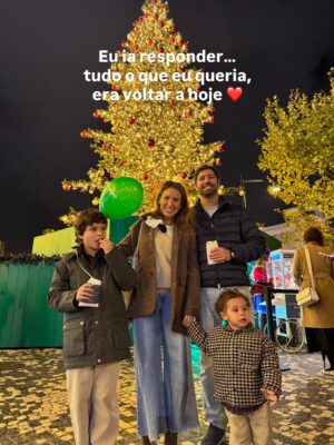 Júlia Belard Instagram - Pensei que queria silêncio, mas a única coisa que quero é tê-los bem perto e cheirar-lhes a cabeça 365 vezes por dia ❤️✨
