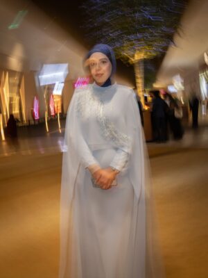 Julia Farhana Marin Instagram - .
Falling in love with myself all over again 
Attended FMA for @majalahnona 

Thank you and congratulations @kiffy_razak on an amazing 20 year journey with Nona, thank you for showing us what true empowerment is and what its like to be a woman with her own voice. Have always admired your work! Keep thriving wherever you are 🫶🏻

Thank you @wanmohdfirdaus for having me at FMA nona

Wearing @haydena_
Photos @keanuazmanproductions team