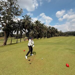Julia Farhana Marin Instagram - .
Have to go back to work soon, but I will always have time for golf 🫶🏻 

I have a feeling @bbgcmalaysia will be my weekly getaway for golf now. Very well maintained, love the green, challenging but very satisfying golf course. 

See you soon @bbgcmalaysia 🫶🏻
Girls, wanna try golfing? 🤪 @shazabae_ @dianadanielleb @afina_balqis @uqashasenrose2 @therealsaraali @bellaastillah @ameliath @nabila.razali
