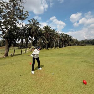 Julia Farhana Marin Instagram - .
Have to go back to work soon, but I will always have time for golf 🫶🏻 

I have a feeling @bbgcmalaysia will be my weekly getaway for golf now. Very well maintained, love the green, challenging but very satisfying golf course. 

See you soon @bbgcmalaysia 🫶🏻
Girls, wanna try golfing? 🤪 @shazabae_ @dianadanielleb @afina_balqis @uqashasenrose2 @therealsaraali @bellaastillah @ameliath @nabila.razali