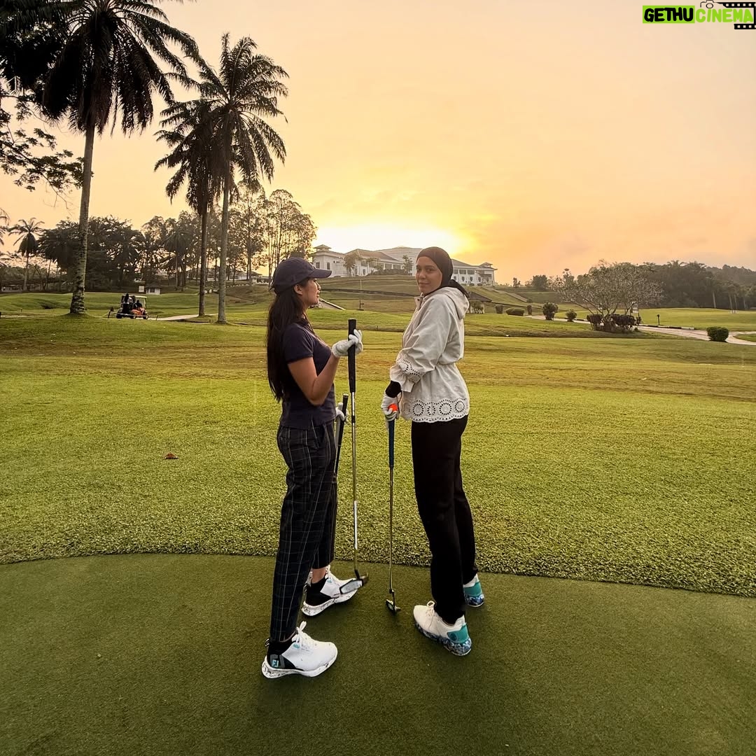 Julia Farhana Marin - 313 Likes - .
Have to go back to work soon, but I will always have time for golf 🫶🏻 

I have a feeling @bbgcmalaysia will be my weekly getaway for golf now. Very well maintained, love the green, challenging but very satisfying golf course. 

See you soon @bbgcmalaysia 🫶🏻
Girls, wanna try golfing? 🤪 @shazabae_ @dianadanielleb @afina_balqis @uqashasenrose2 @therealsaraali @bellaastillah @ameliath @nabila.razali