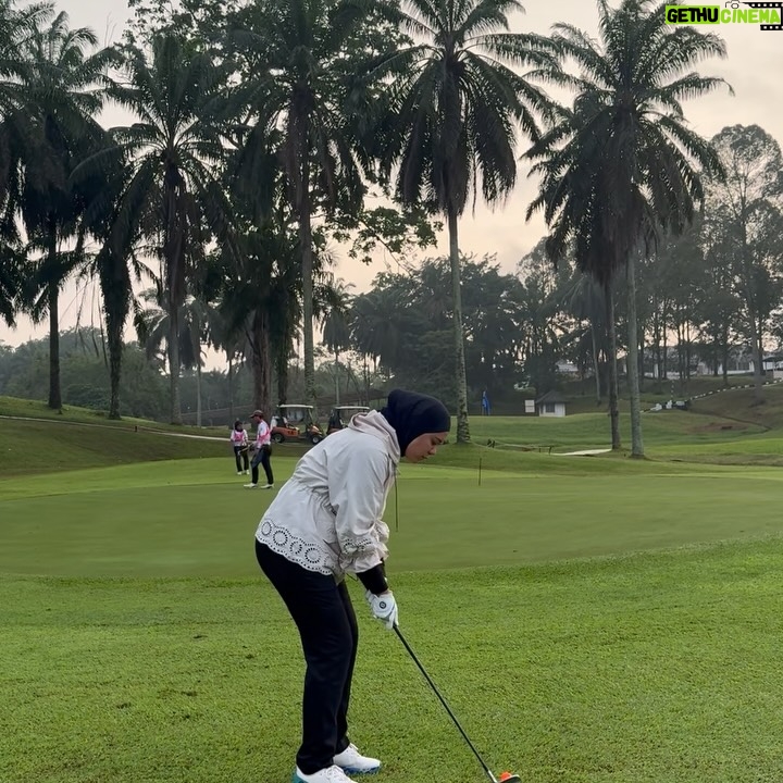 Julia Farhana Marin - 313 Likes - .
Have to go back to work soon, but I will always have time for golf 🫶🏻 

I have a feeling @bbgcmalaysia will be my weekly getaway for golf now. Very well maintained, love the green, challenging but very satisfying golf course. 

See you soon @bbgcmalaysia 🫶🏻
Girls, wanna try golfing? 🤪 @shazabae_ @dianadanielleb @afina_balqis @uqashasenrose2 @therealsaraali @bellaastillah @ameliath @nabila.razali