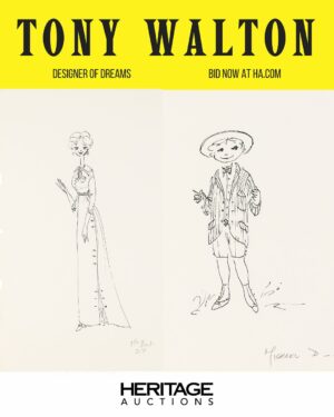 Julie Andrews Instagram - For any superfans and collectors - some of Tony Walton’s early sketches, design renderings and story boards from MARY POPPINS will be sold online via Heritage Auctions website tomorrow, Friday, May 16, at 12 noon ET. A portion of sales proceeds will benefit Broadway Cares. Register to bid at ha.com/7400 - Team Julie