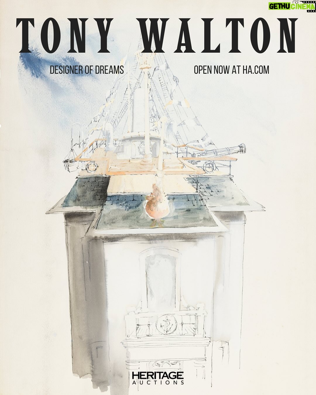 Julie Andrews - 6.7K Likes - For any superfans and collectors - some of Tony Walton’s early sketches, design renderings and story boards from MARY POPPINS will be sold online via Heritage Auctions website tomorrow, Friday, May 16, at 12 noon ET. A portion of sales proceeds will benefit Broadway Cares. Register to bid at ha.com/7400 - Team Julie