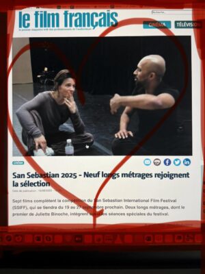 Juliette Binoche Instagram - SSIFF ♥️ SAN SEBASTIAN INTERNATIONAL FILM FESTIVAL ! 
We are showing the film IN-I IN MOTION for the first time on the 20th of September into the most intimate, friendly and honorific festival ! Viva España ! Viva San Sebastian ! 
I have been working on this film for 18 months, I can’t wait to share that work with you. 
The film is celebrating creation in all of us. In the dark times we are witnessing and living, we, as human beings, have to show and share what is the most luminous in us, what pulls us out of our fears and angers. We’re creative creatures ! We repair ! We transform ! 
This film is retracing the work I did with Akram in 2007, he wanted to act and I wanted to dance… It shows the creative process and the show IN-I itself. 
The film will be shown around the world in 2026, we are starting in S⭐️N SEB⭐️STI⭐️N

Nous montrons le film IN-I IN MOTION pour la première fois au festival international de San Sebastian. Le film retrace le parcours de la co-creation qu’Akram et moi avons fait en 2007-09 et le film du spectacle IN-I que nous avons joué-dansé 100 fois en tournée. 
J’ai hâte de partager avec vous ce travail en 2026. Plus… bientôt. 

I have the mug of the SSIFF because I came a while ago :):):) and I still have tea in it to remember the best times of this special place. #ssiff #sansebastiándonostia #filmfestival