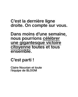 Juliette Binoche Instagram - 🚨 UPDATE 1 : concours maintenu jusqu’au 12/06/2025. 

UPDATE 2 : ÉNORME ! Gagnez un déjeuner avec… @francoiscivilofficiel (oui c’est fou, il s’engage lui aussi à nos côtés en participant à notre jeu concours pour l’océan et les animaux marins)

Lisez notre post jusqu’au bout (très important, vous verrez!) et participez au jeu-concours le plus important de l’année ! 

⚡️Comment participer ? 

1. Likez et partagez ce post
 
2.Taguez 3 amis en commentaire 

3. Abonnez-vous à @claire_nouvian 
et à @bloom_association 

Fin du jeu-concours le 12/06/2025 et résultats dans la foulée. 

C’est peut-être la seule fois de notre vie qu’une conférence de l’ONU sur l’océan se tiendra en France. 

Elle aura lieu dans à partir du 9 juin. Elle est capitale pour notre avenir et celui des générations futures.

L’urgence est là. Le compte à rebours est lancé. 

Si vous vous souciez des animaux marins et du climat, c’est maintenant ou jamais pour agir.

Soyons la voix des millions d’animaux marins anéantis dans l’indifférence générale, soyons le bras armé des générations futures dont on foule l’avenir aux pieds. 

NON au massacre des animaux marins. 
NON à la dévastation de l’océan et du climat. 
NON à la pêche industrielle destructrice. 

Nous comptons sur vous 💙

Claire et toute l’équipe de BLOOM