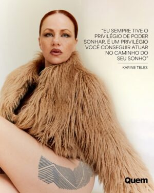 Karine Teles Instagram - @karineteles é plural, multifacetada e cheia de camadas — de monocromática na vida dela, apenas sua adorável e sonhadora Aldeíde, de 'Vale Tudo' 💜 Atriz premiada, roteirista e diretora, é reconhecida por suas três décadas no teatro, os filmes nos quais brilhou, como 'Bacurau' e 'Benzinho', e está sentindo o gostinho diferenciado da popularidade que um novelão traz. Em um papo exclusivo com  a repórter @cpdasneves a artista fala sobre carreira, maternidade e os desafios da exposição pública somado à responsabilidade de representar as pessoas. "A gente se expor e ser vulnerável como artista é fundamental, mas o que estamos expondo são questões humanas, debates a respeito de sentimentos, de comportamentos, da sociedade, individuais", reflete. Link na bio para a entrevista completa!