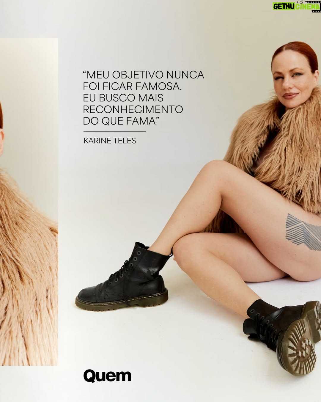 Karine Teles - 4.4K Likes - @karineteles é plural, multifacetada e cheia de camadas — de monocromática na vida dela, apenas sua adorável e sonhadora Aldeíde, de 'Vale Tudo' 💜 Atriz premiada, roteirista e diretora, é reconhecida por suas três décadas no teatro, os filmes nos quais brilhou, como 'Bacurau' e 'Benzinho', e está sentindo o gostinho diferenciado da popularidade que um novelão traz. Em um papo exclusivo com  a repórter @cpdasneves a artista fala sobre carreira, maternidade e os desafios da exposição pública somado à responsabilidade de representar as pessoas. "A gente se expor e ser vulnerável como artista é fundamental, mas o que estamos expondo são questões humanas, debates a respeito de sentimentos, de comportamentos, da sociedade, individuais", reflete. Link na bio para a entrevista completa!