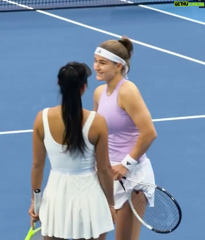 Karolína Muchová - 9.6K Likes - Doubles trouble in Beijing 👻🧧
Made it to the semis with a lot of laughs (and maybe a few questionable tactics). 
It’s not the ending we hoped for, but your love made it all worth it🫰🏽🤍
谢谢你们!
#MucHon