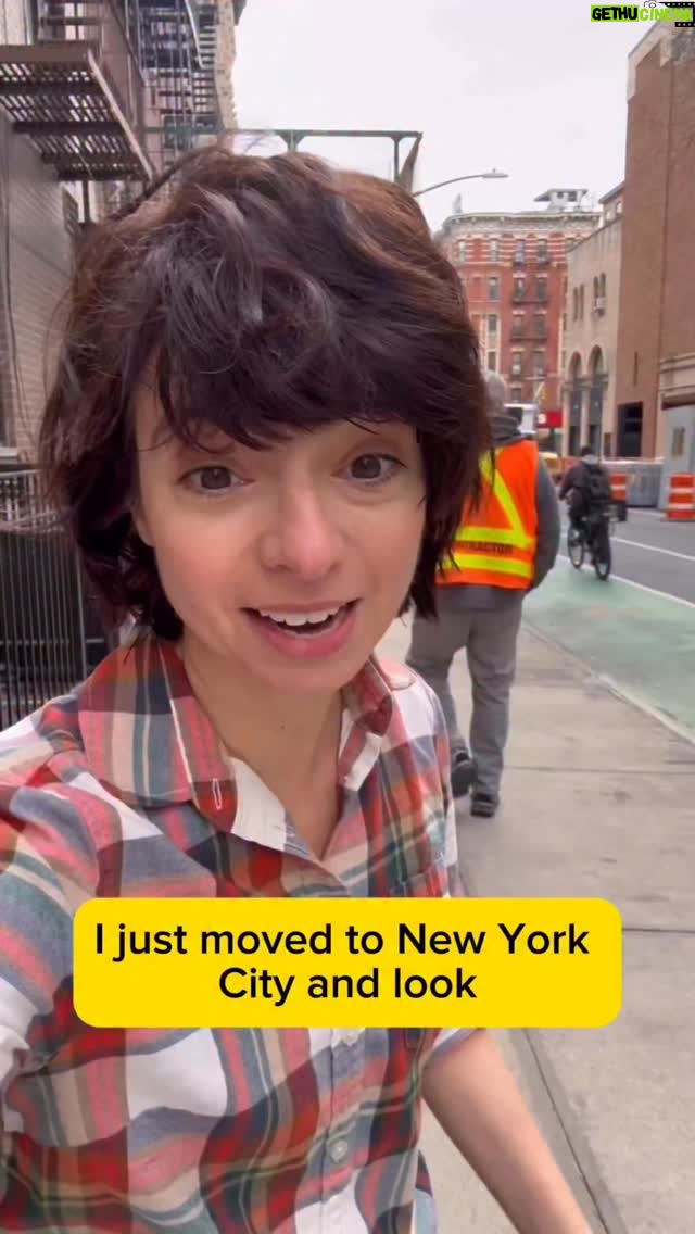 Kate Micucci - 21.7K Likes - I’m posting my favorite trash art from the year and this one is definitely a favorite of mine. I had just moved to NYC. So happy here. ❤️ 🍕