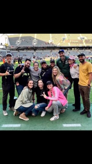 Kate Miner Instagram - Fun times watching @weareangelcity yesterday! Congrats on a great win!